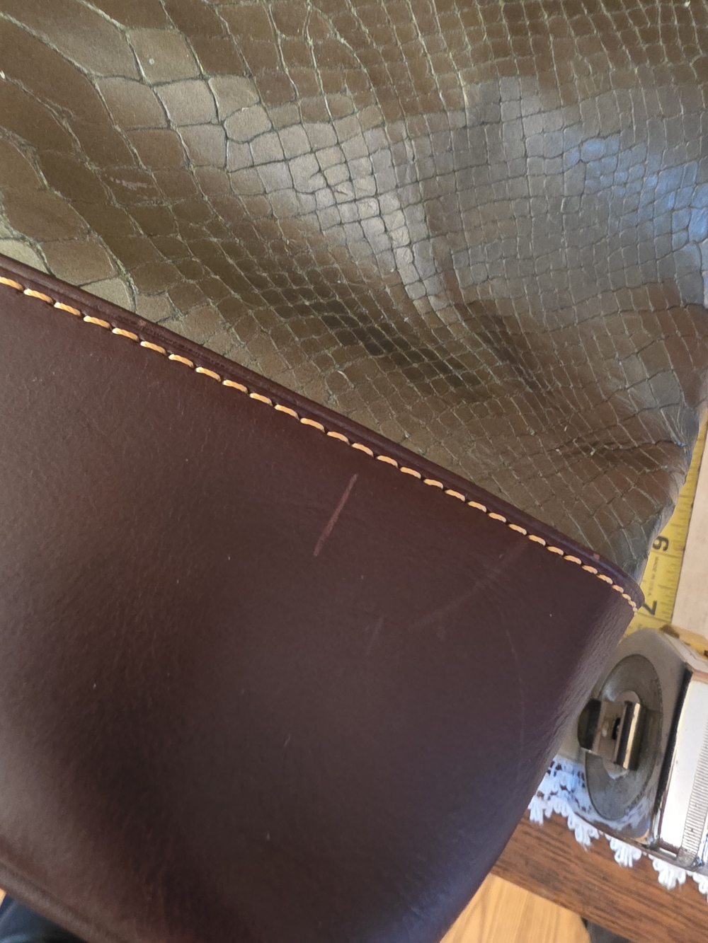 Dooney & Bourke Metallic Python Embossed Tote/Shopper - Picture 7 of 16